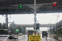 광양 방문 1인피켓 시위 