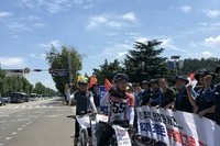 해고자 복직투쟁 전국 자전거